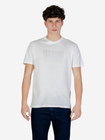 Maglietta 'XM002519 AF10334' di ARMANI EXCHANGE in bianco: frontale
