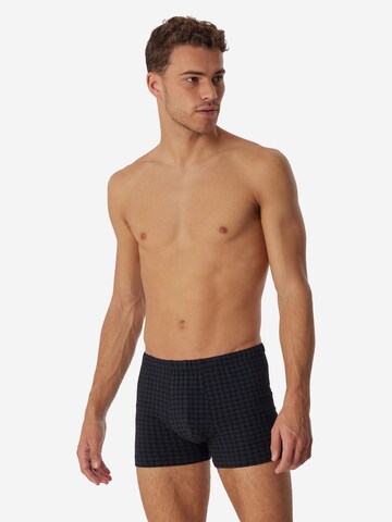 SCHIESSER Boxer shorts 'Cotton Casual Organic Cotton' in Black