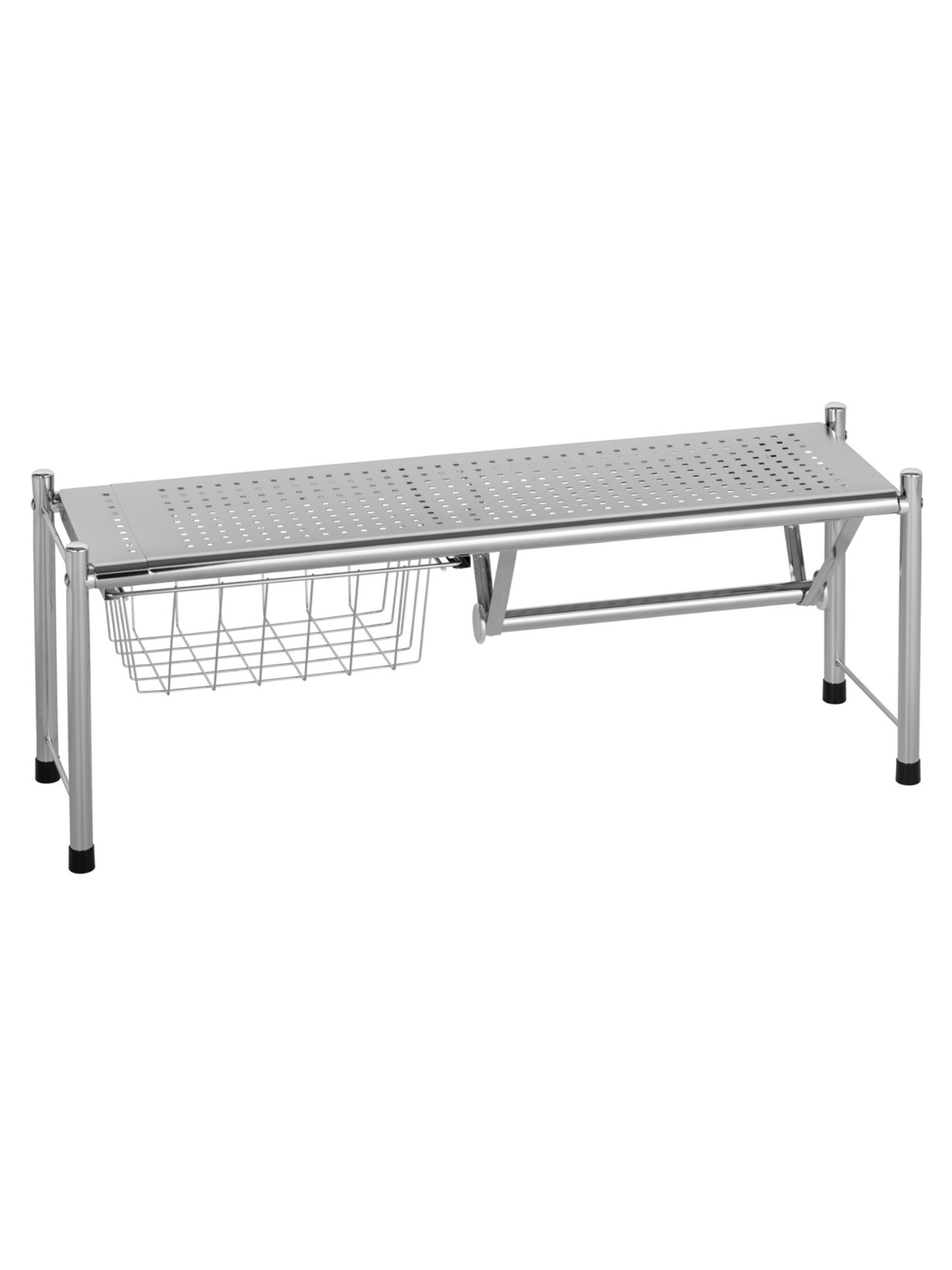 Wenko Spülbeckenregal 'Expando' in Silber: Vorderseite