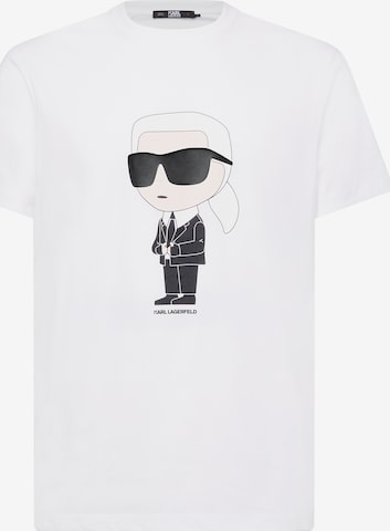 Karl Lagerfeld Tričko - biela: predná strana