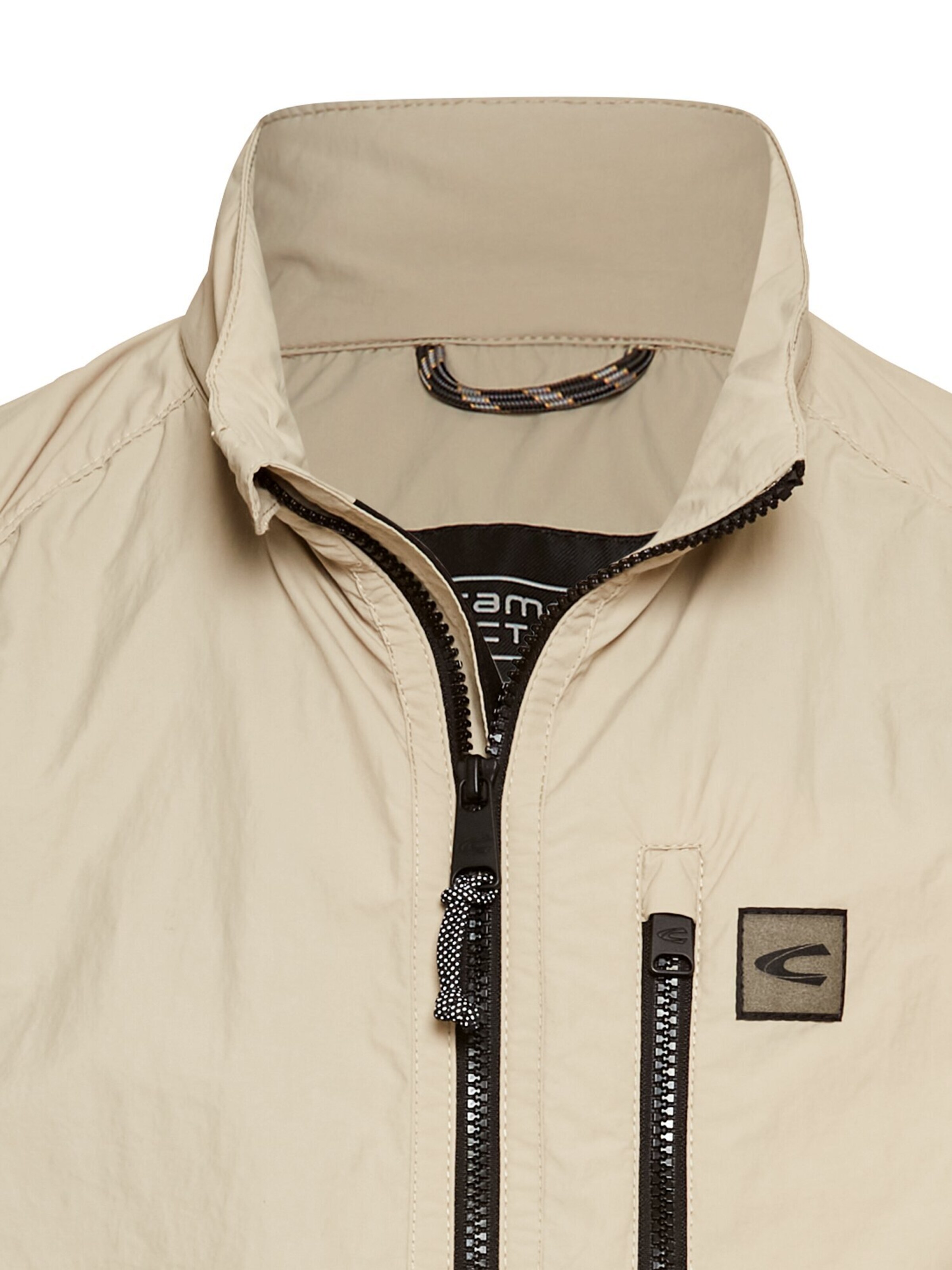 CAMEL ACTIVE Outdoorweste mit Stehkragen in Beige