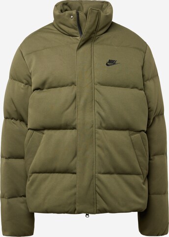 Veste mi-saison Nike Sportswear en vert : devant