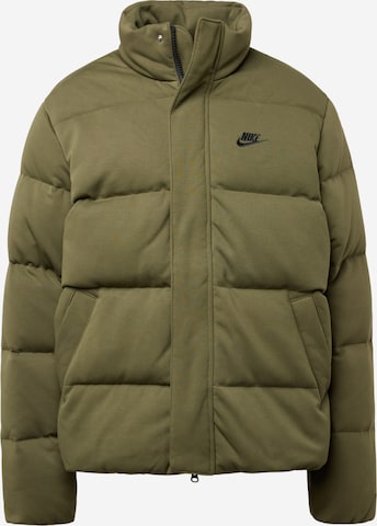 Nike Sportswear Winterjas in Groen: voorkant