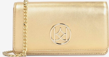 Kazar Crossbody Bag in Gold: front