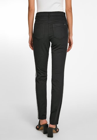 Basler Slimfit 5-Pocket Jeans in Schwarz