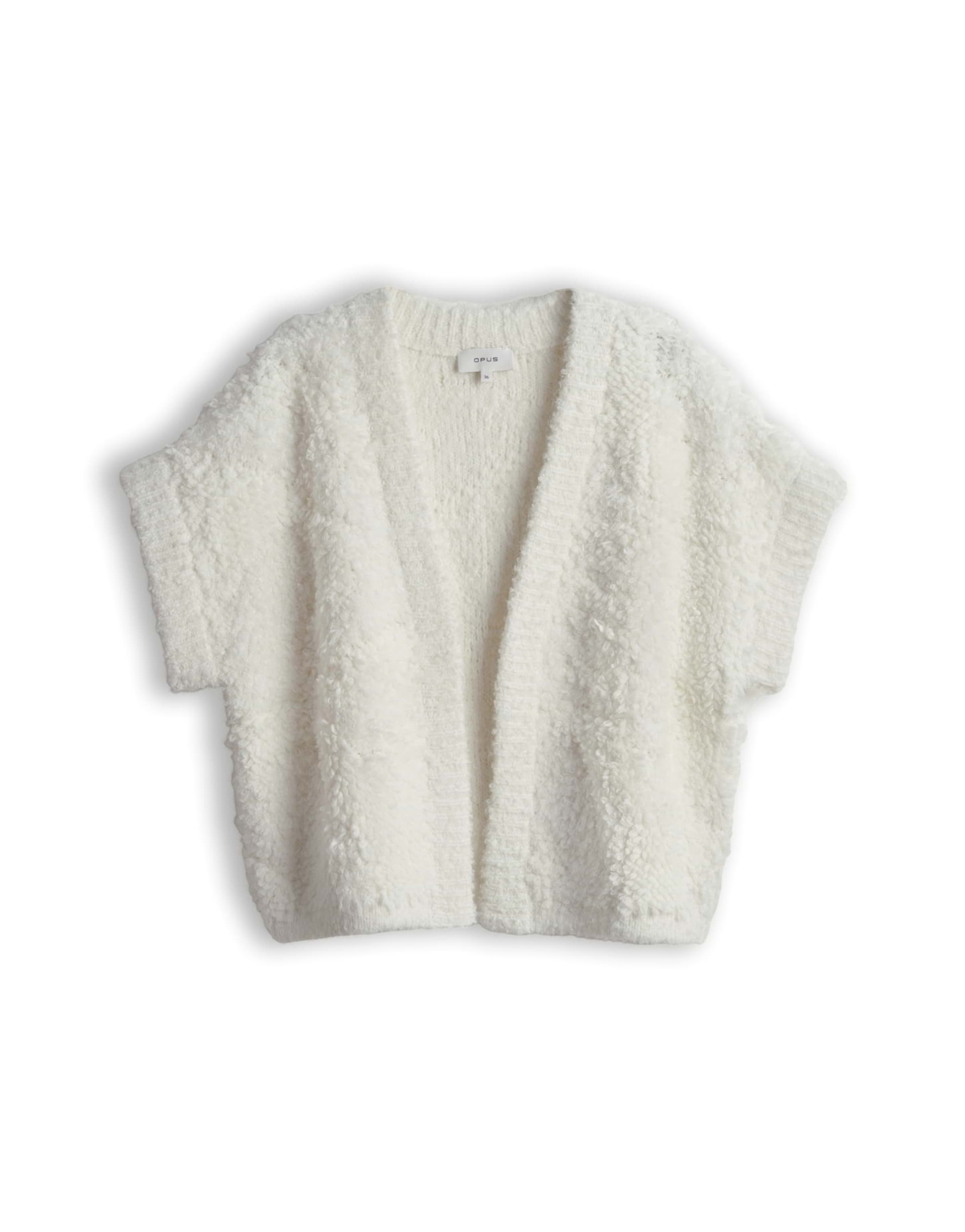 OPUS Strickweste 'Derei' in Beige: Vorderseite