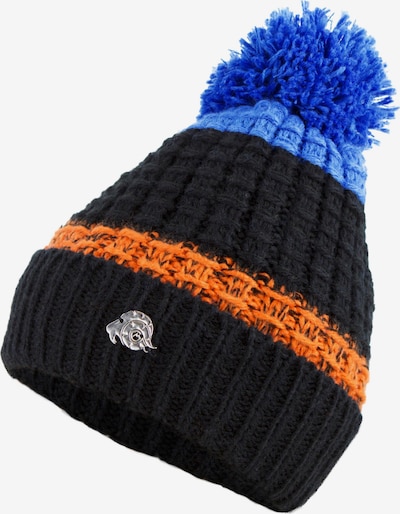 Guggen Mountain Mütze 'Mütze K109 Wintermütze mit Bommel und leichtem Fleecefutter' in schwarz, Produktansicht