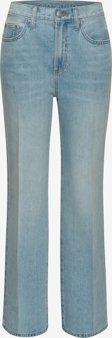 LASCANA Wide leg Jeans in Blauw: voorkant