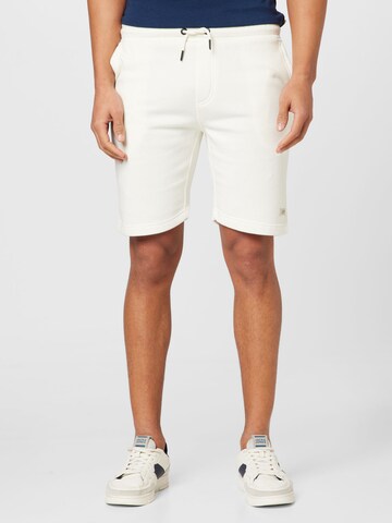 BLEND Regular Trousers 'Downton' in White: front