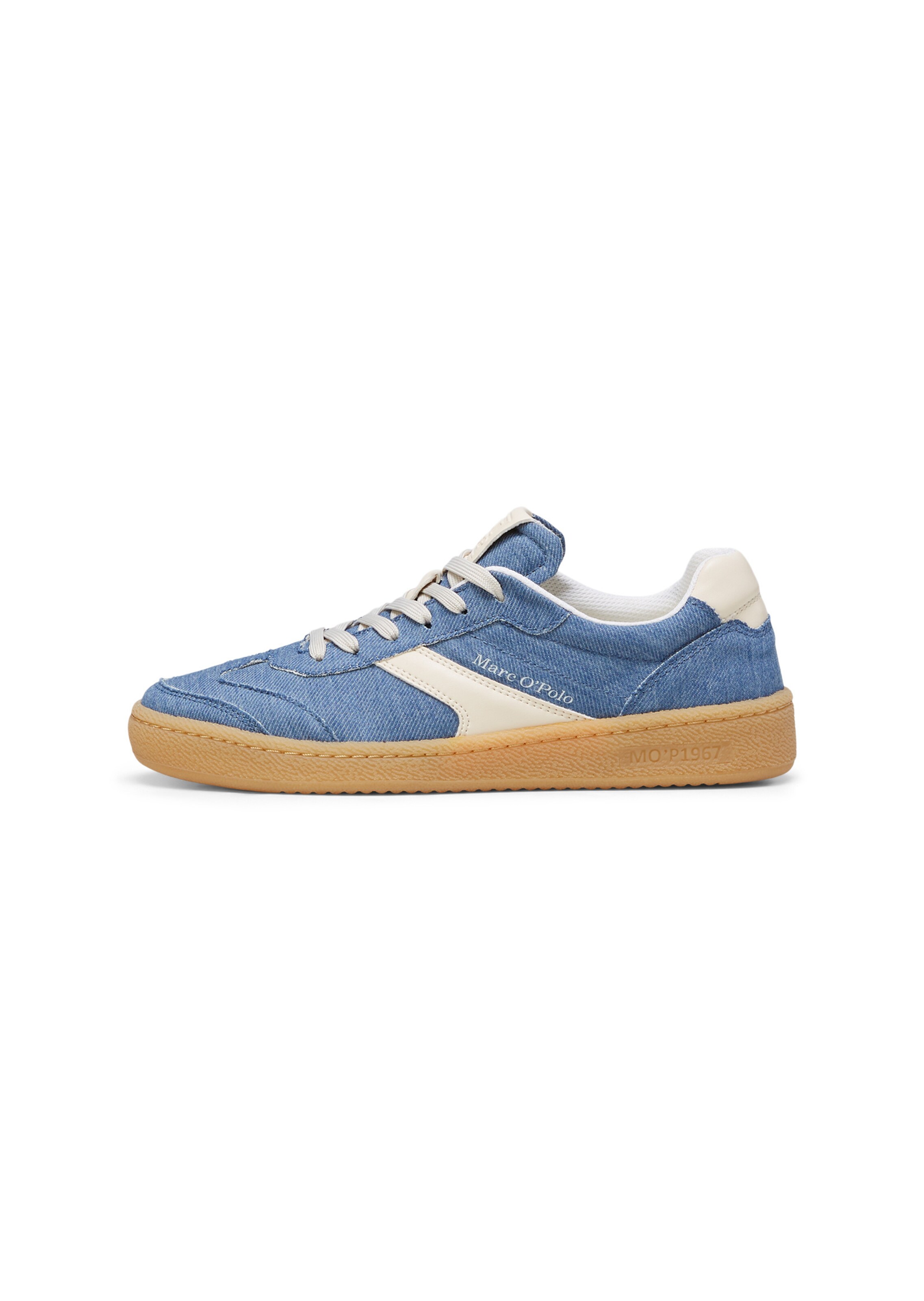 Marc O'Polo Sneakers laag in Blauw: voorkant