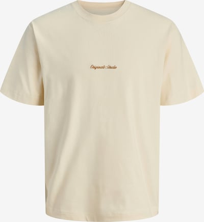 JACK & JONES Paita 'JORNorrebro' värissä tummanoranssi / villanvalkoinen, Tuotenäkymä