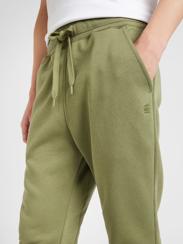 G-Star RAW Zwężany krój Spodnie w kolorze zielony