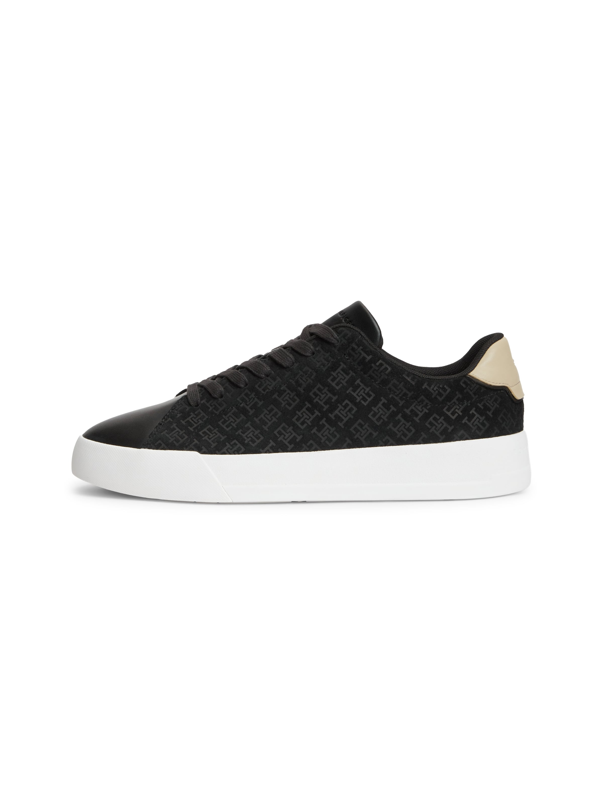 TOMMY HILFIGER Sneakers 'Court' in Black: front