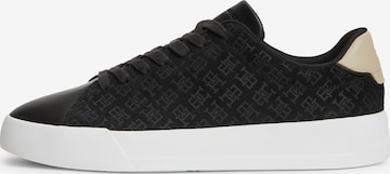 TOMMY HILFIGER Sneakers 'Court' in Black: front