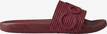 Calvin Klein Pantolette in Rot: Vorderseite