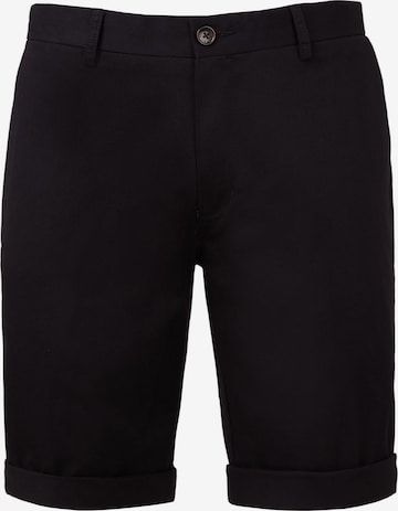 Ben Sherman Regular Chino Pants in Black: front