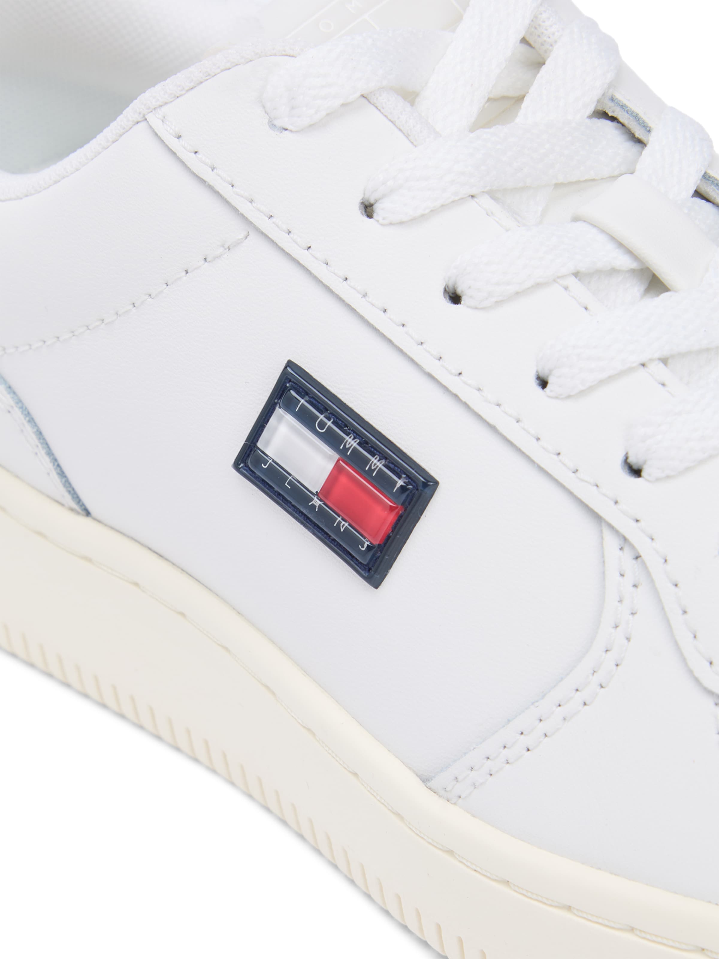 Sneaker low 'BASKET' de la Tommy Jeans pe alb