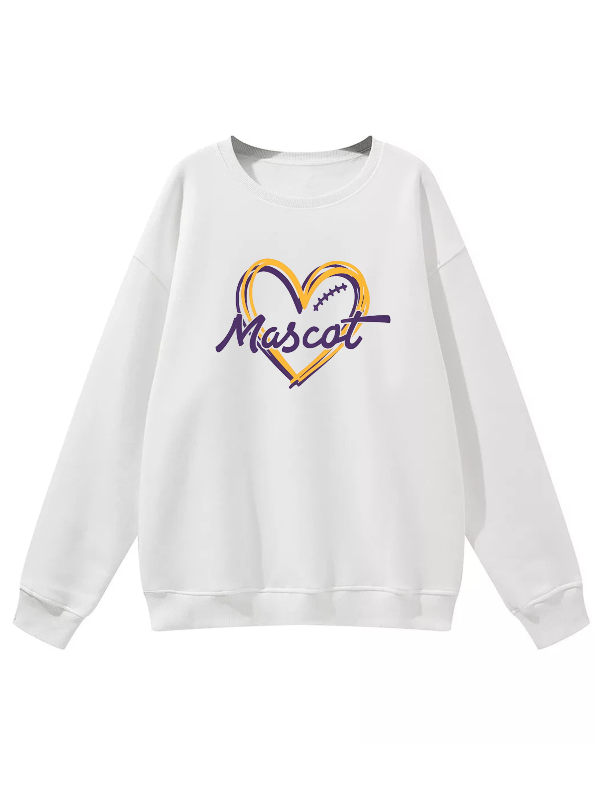 GORHEY - Sudadera en blanco: frente