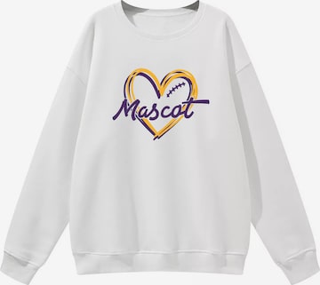 GORHEY - Sudadera en blanco: frente