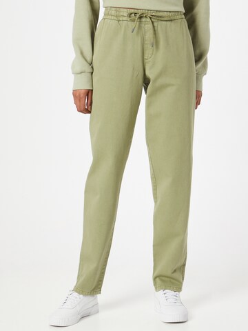 Loosefit Pantalon ESPRIT en vert : devant