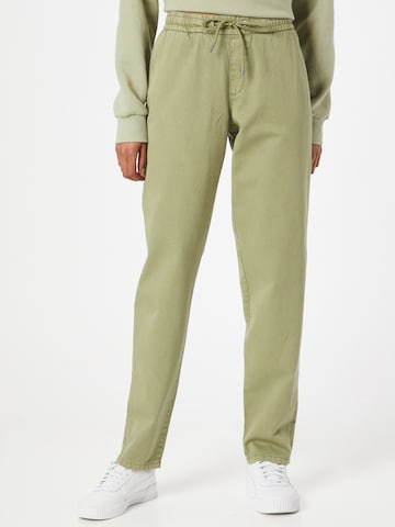 ESPRIT Loosefit Broek in Groen: voorkant