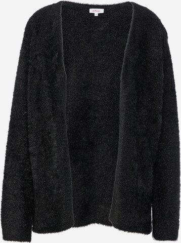 Cardigan s.Oliver en noir : devant