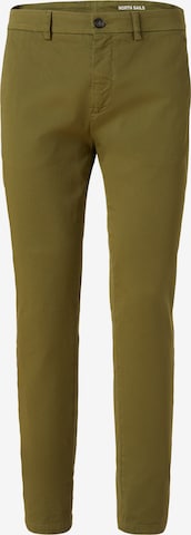 North Sails Chino Pants in Green: front