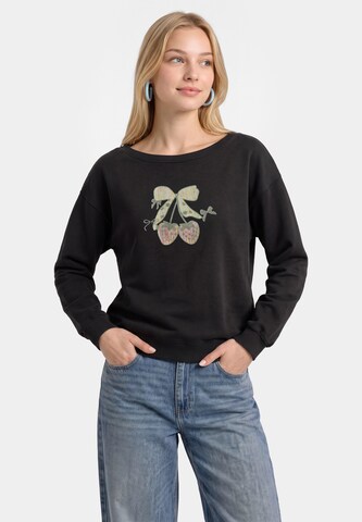 Sweat-shirt MYMO en noir : devant