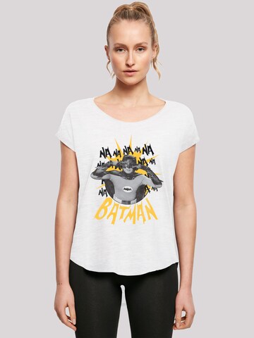 T-shirt 'Batman TV Series Nananana' F4NT4STIC en blanc : devant