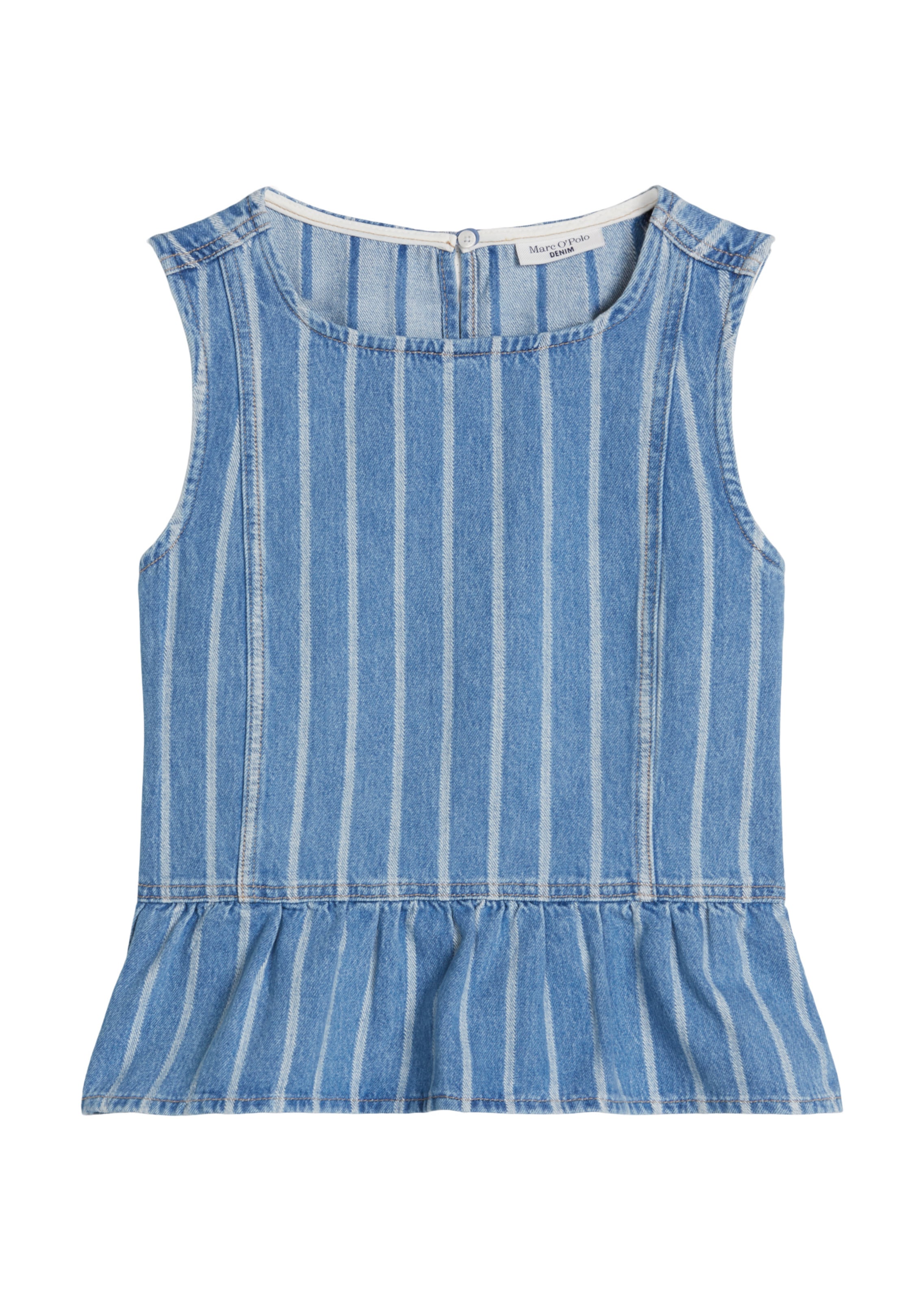 Marc O'Polo DENIM Bluse in Blau: Vorderseite