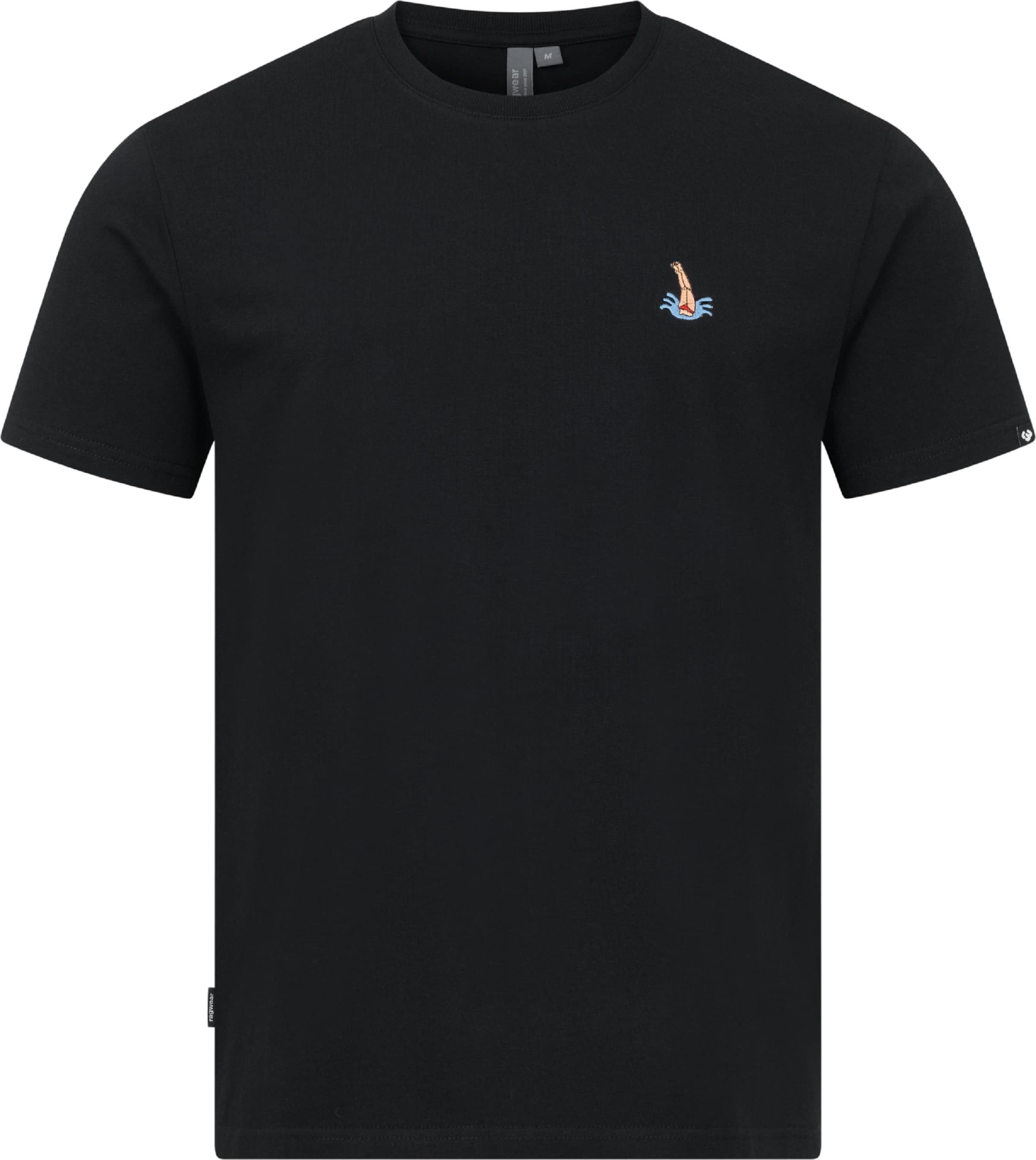 Ragwear Koszulka w kolorze czarny: przód