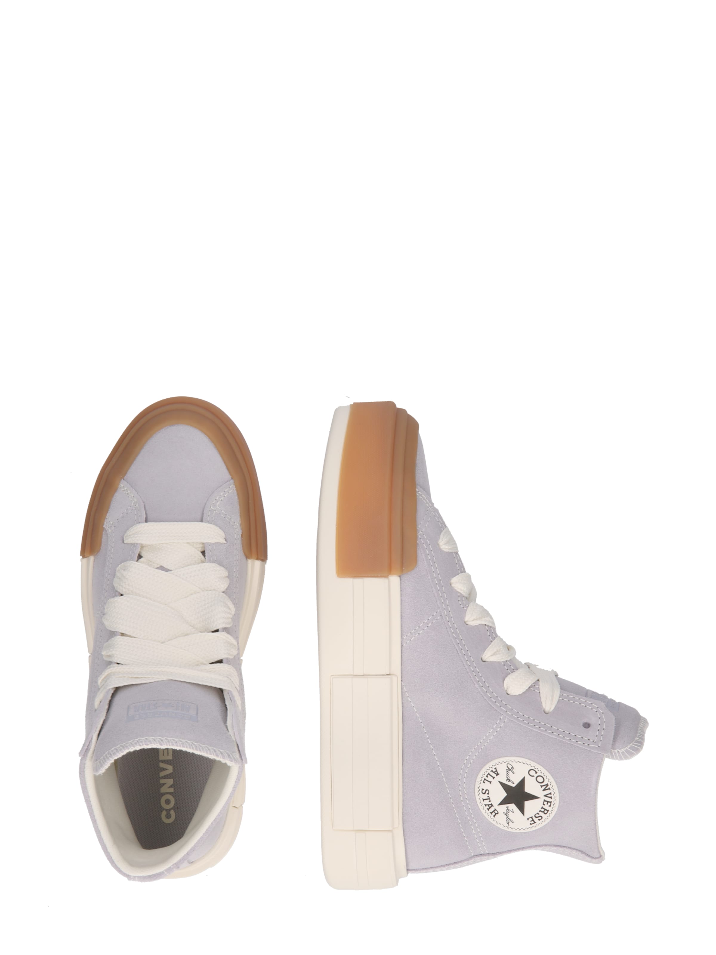 CONVERSE Visoke superge 'CHUCK TAYLOR ALL STAR CRUISE PLATFORM SU' | siva barva