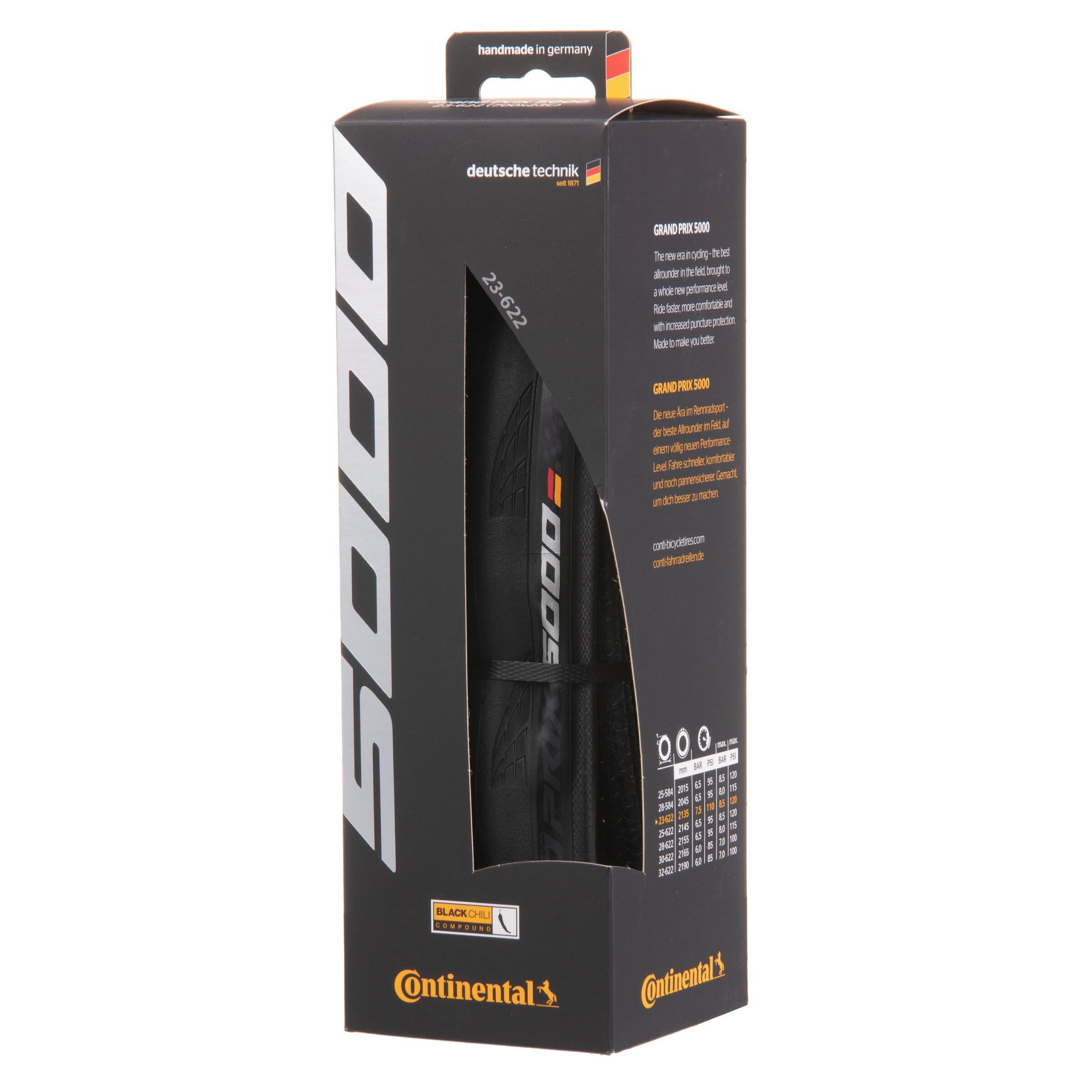 Continental Accessories in Black: front