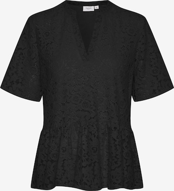 SAINT TROPEZ Bluse 'Zanna' in Schwarz: Vorderseite