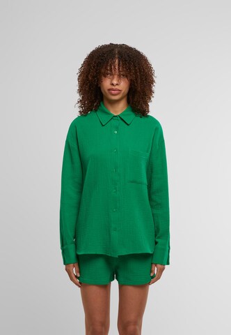 Chemisier Urban Classics en vert : devant