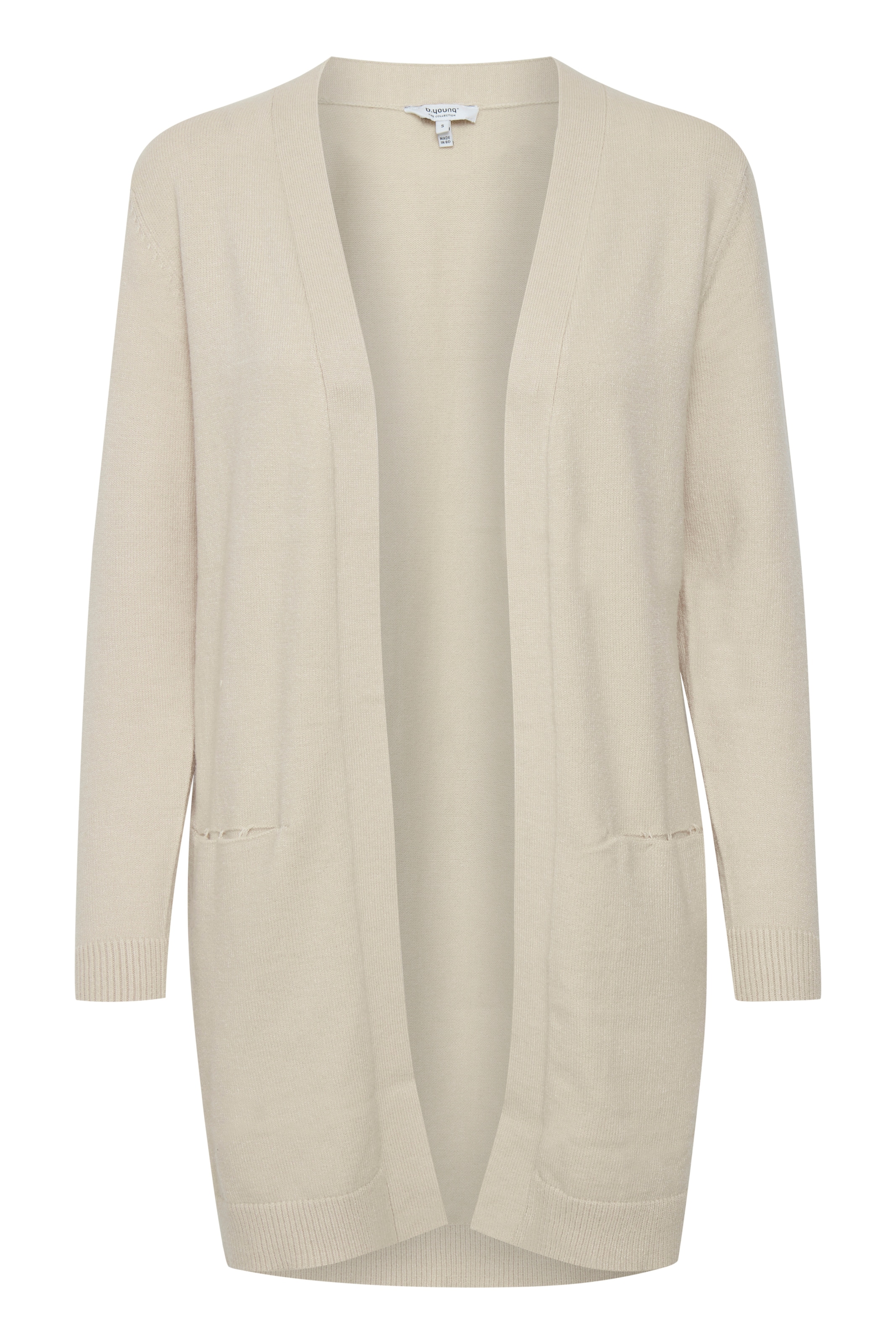 b.young Kardigán - Béžová: predná strana