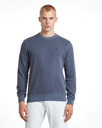 Sweat-shirt G-STAR en bleu : devant