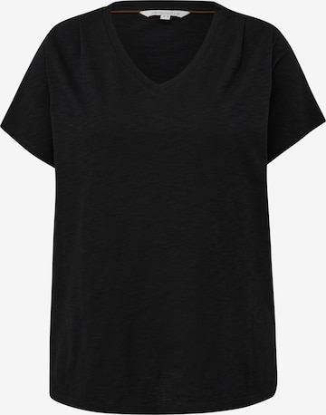 T-shirt TRIANGLE en noir : devant