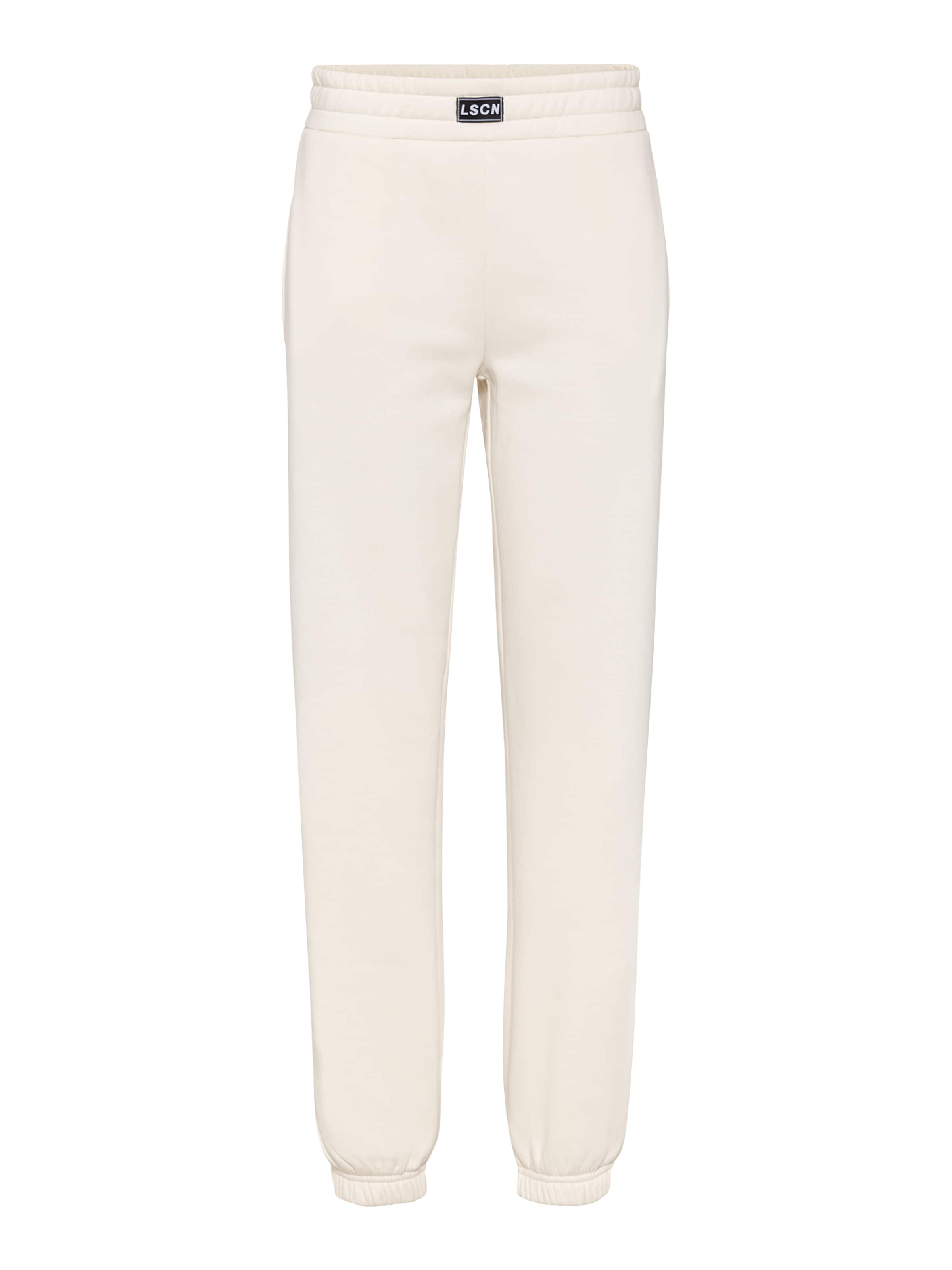 LSCN by LASCANA Regular Trousers in Beige: front