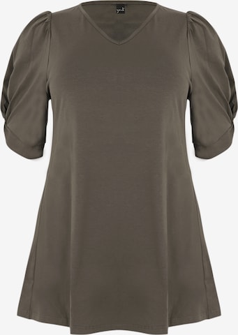 Yoek Tunic in Green: front