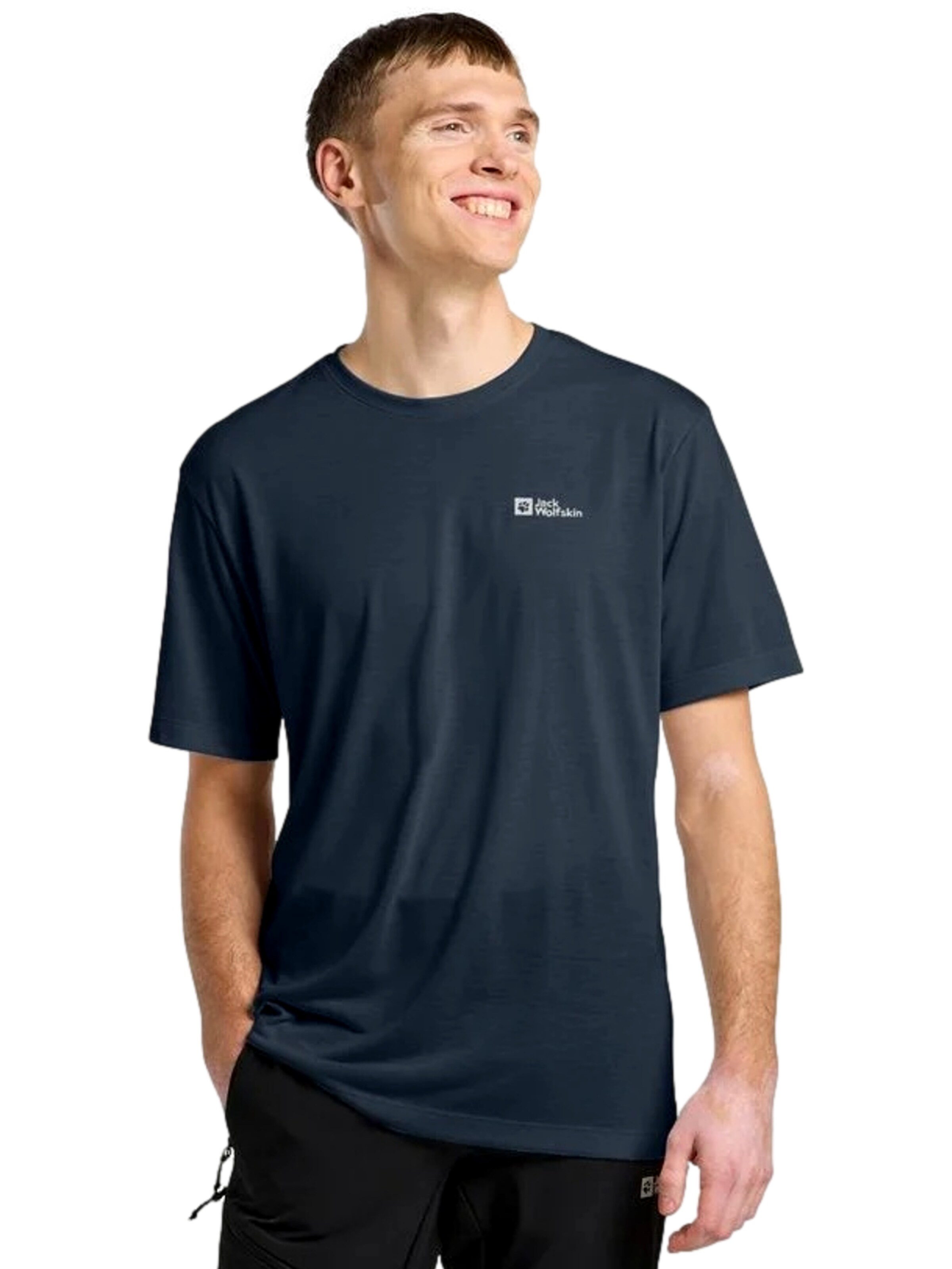 JACK WOLFSKIN Performance Shirt 'Vonnan' in Blue: front