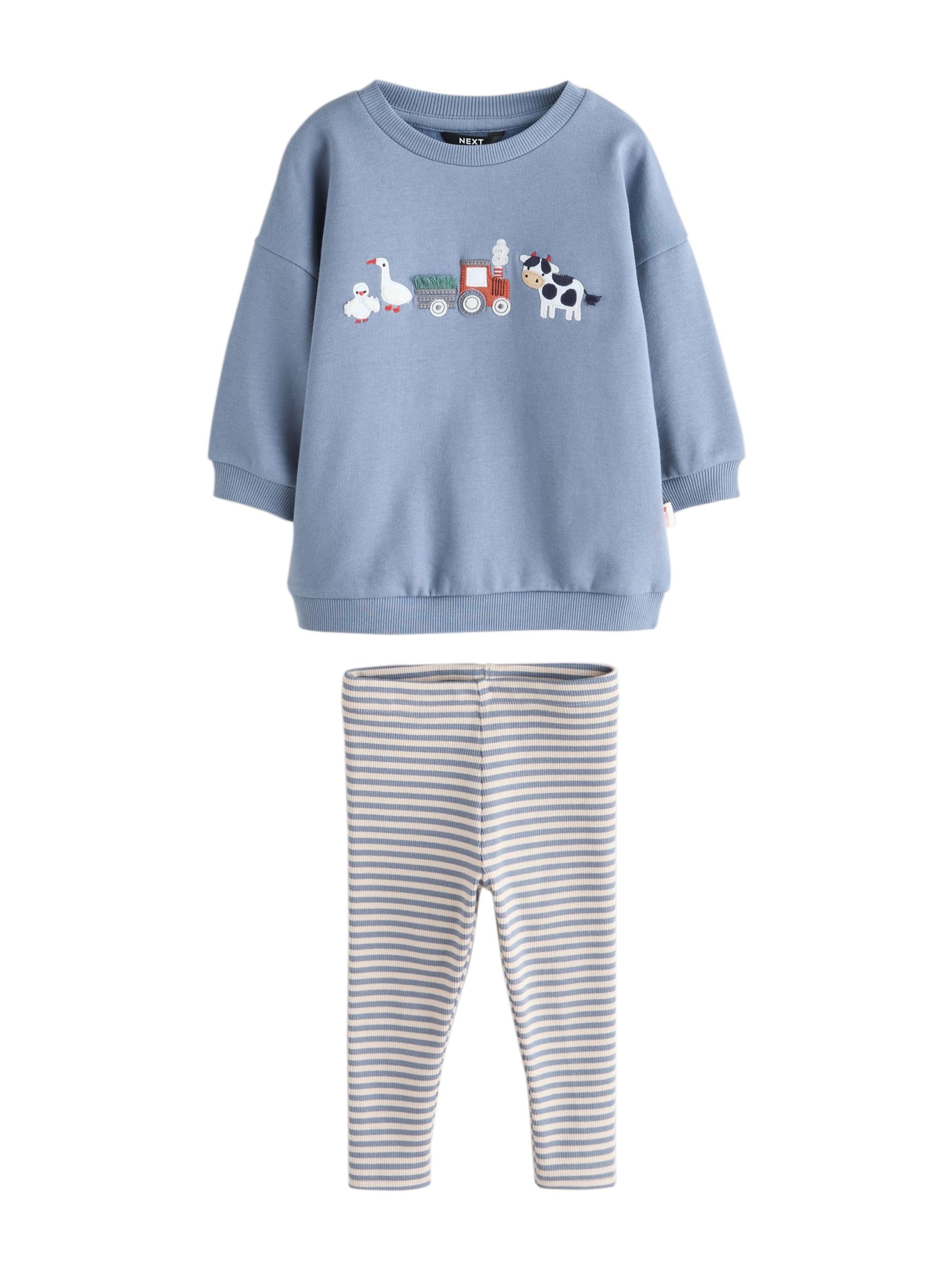 Next Set i blå: framsida