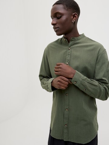 Slim fit Camicia 'JJESummer Band' di JACK & JONES in verde