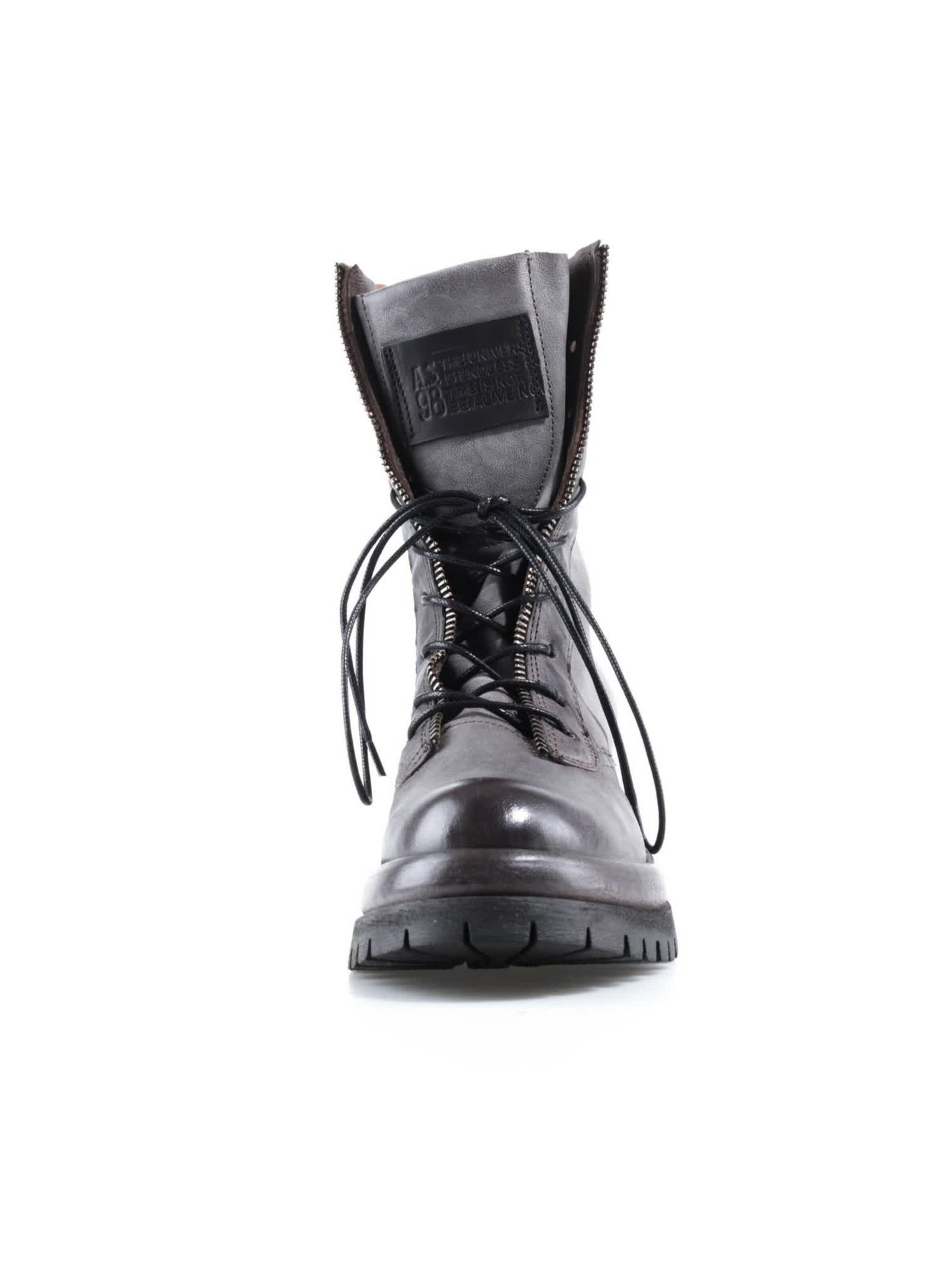 Bottes à lacets A.S.98 en gris : devant