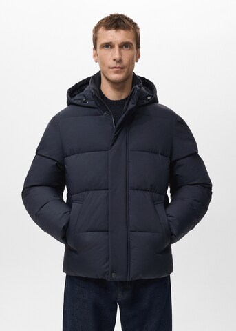 MANGO MAN Winter Jacket 'Ford' in Blue: front