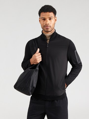 BOSS Kardigán 'KN_Momentum-X' - fekete: elől