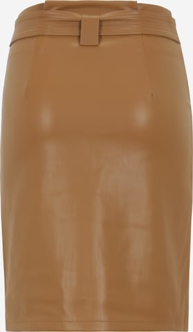 Vila Petite Spódnica 'PEN' w kolorze brązowy