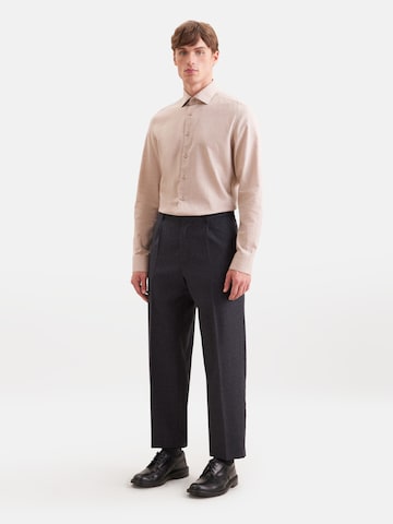 SEIDENSTICKER Slim fit Business shirt in Beige