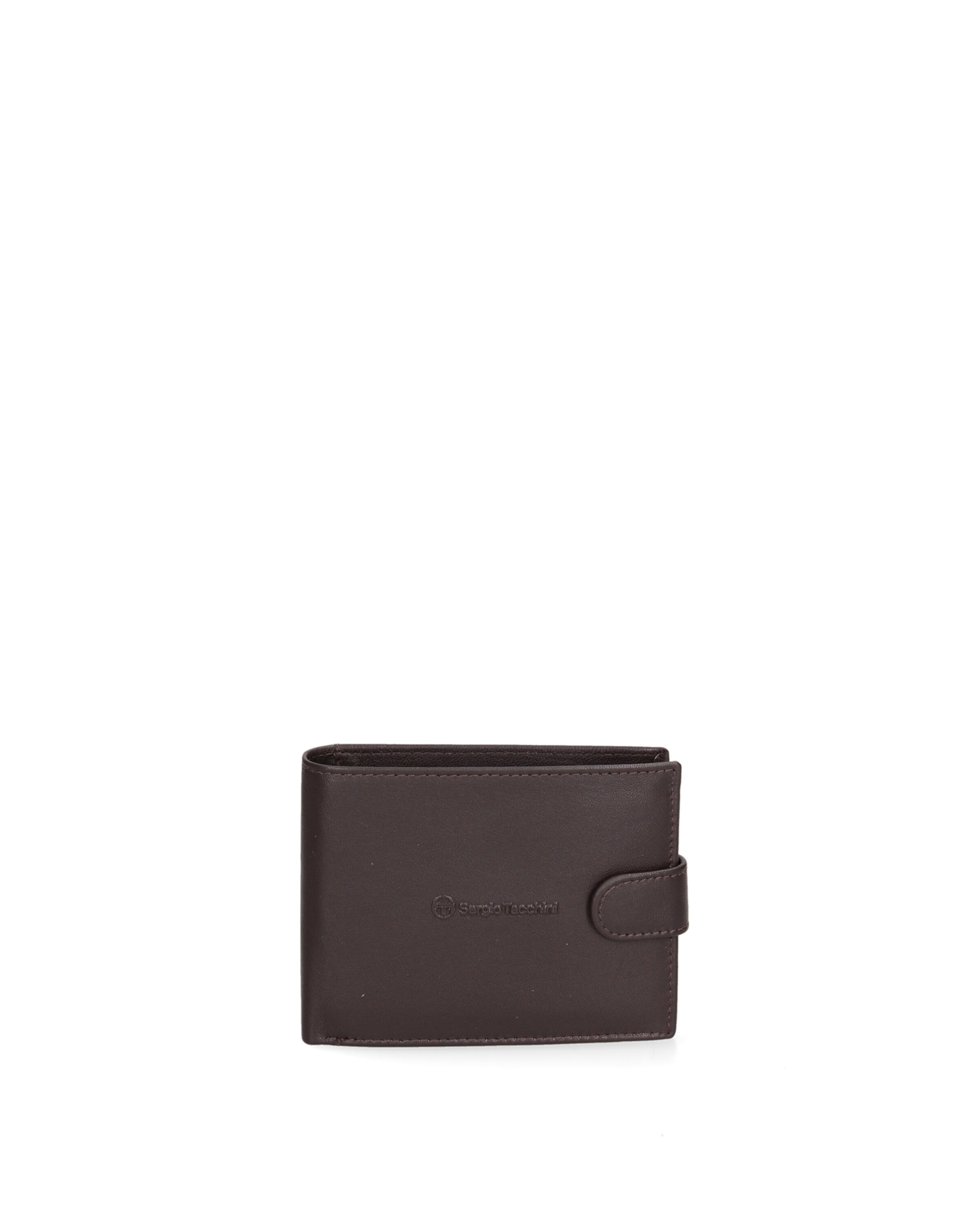 Portamonete di Sergio Tacchini in marrone: frontale
