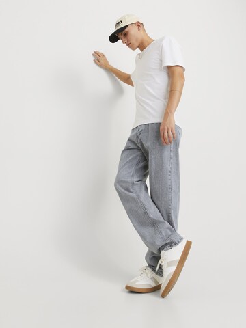 JACK & JONES Loose fit Jeans 'JJIChris JJOriginal' in Grey